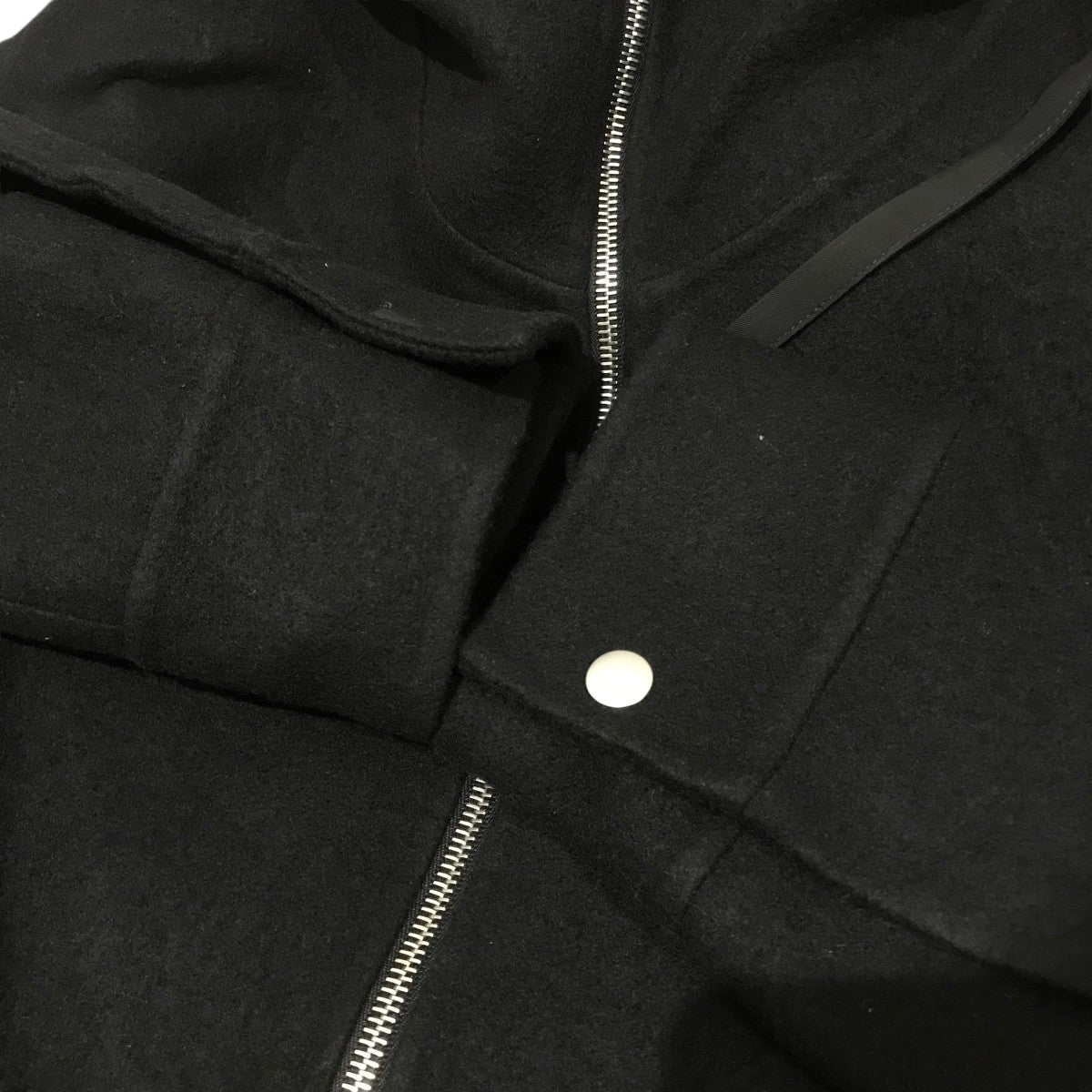 JIL SANDER(ジルサンダー) 24AW【W BLOUSON 08 DB】フーデッドウール