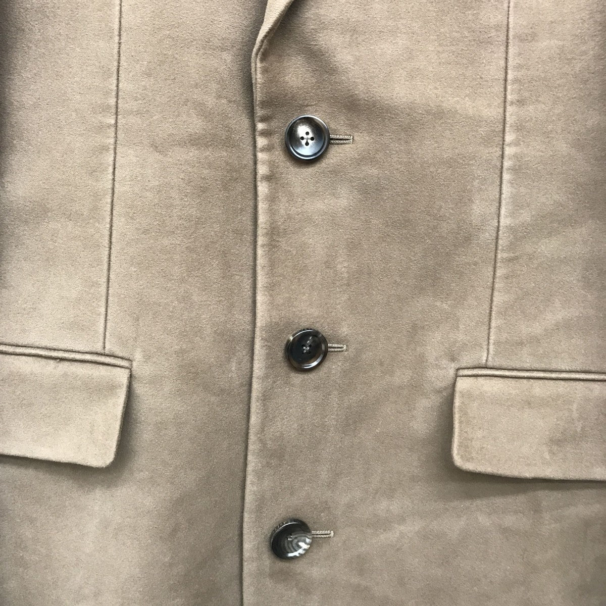 GUCCI ネイビー ミンクファーチェスターコートサイズ44 GUCCI（チェスターコート ・ ブルー・ネイビー/青色系）のフリマ