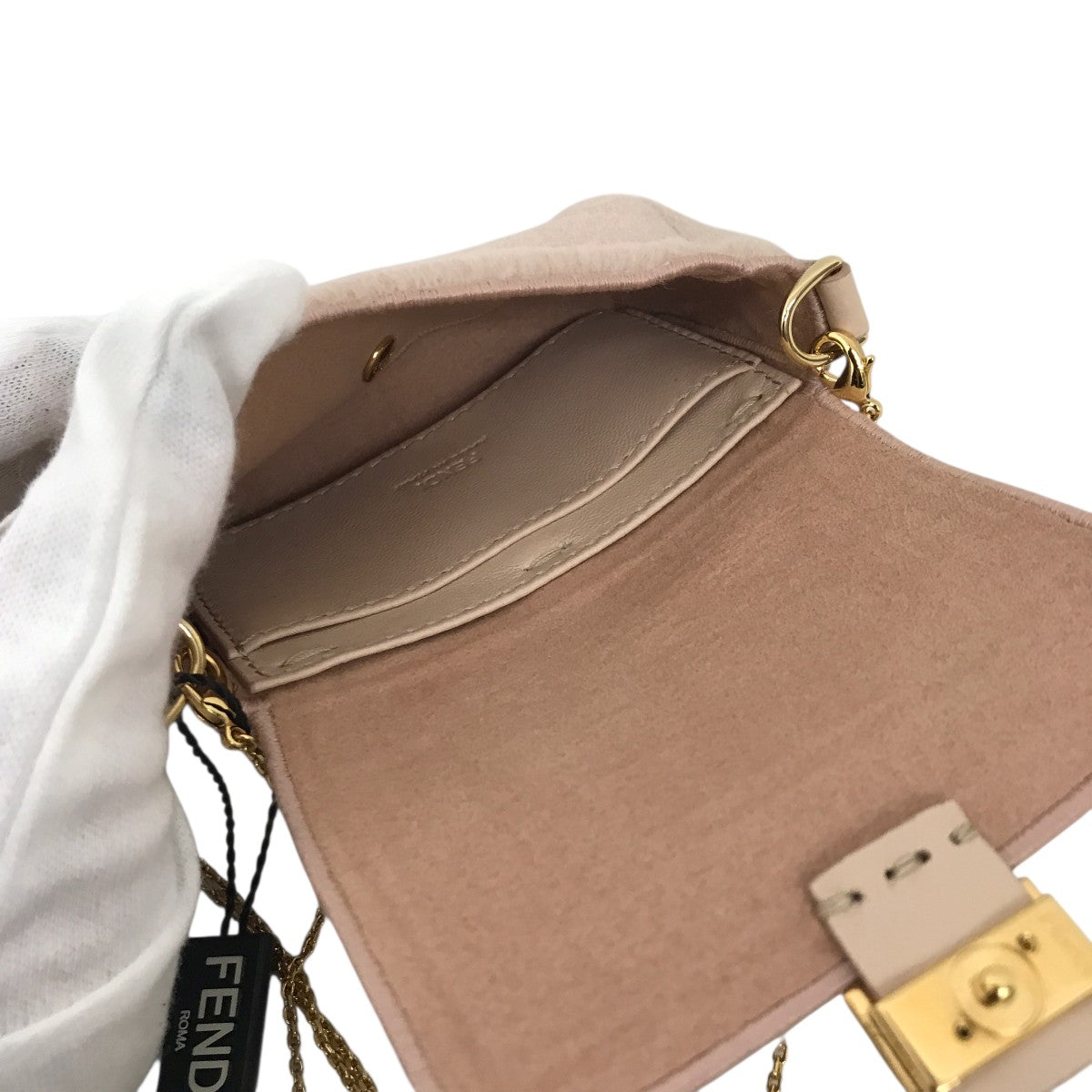 Fndiページ FENDI(フェンディ) ナノバゲットバッグ7AR844 7AR844 ベージュ｜【公式