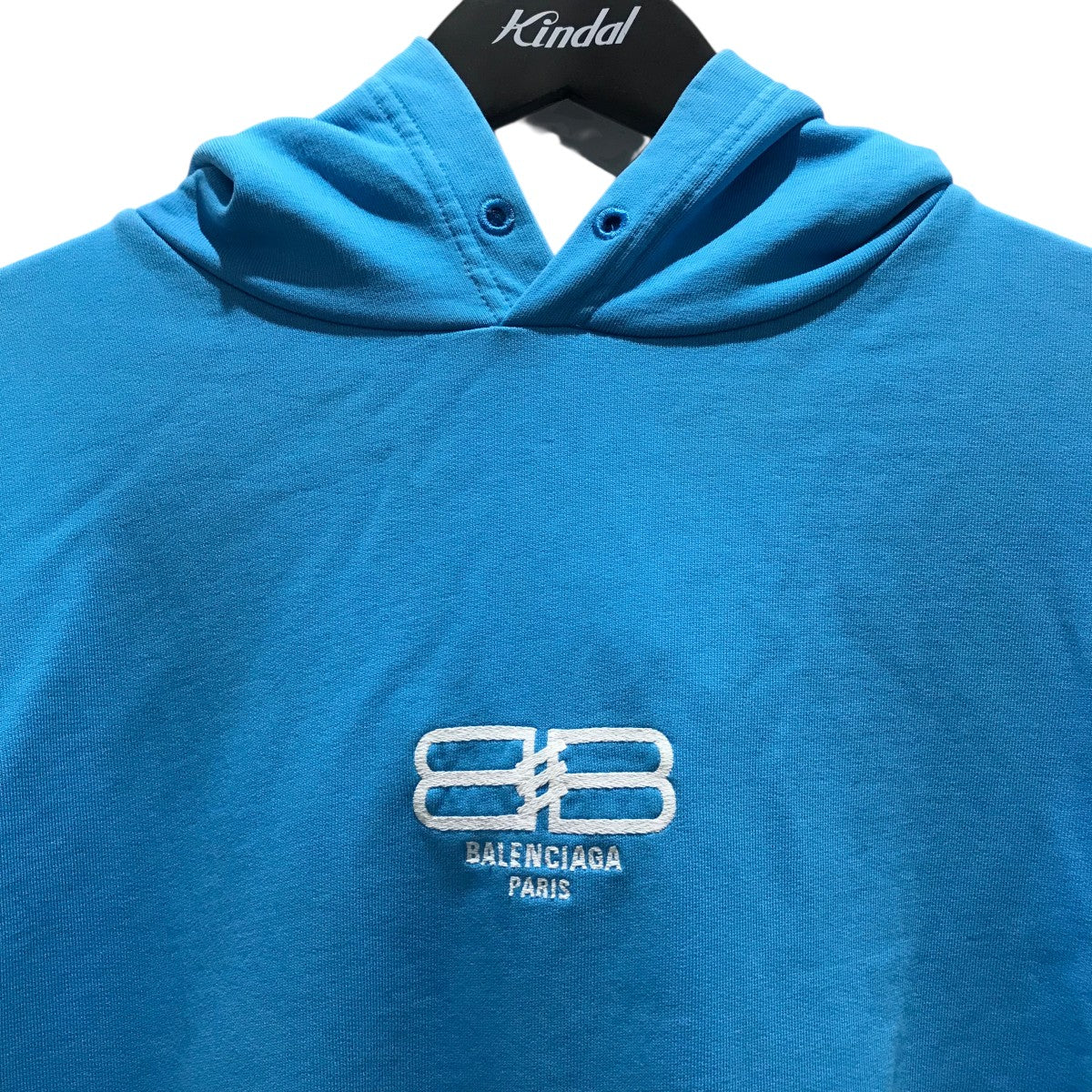 【新品】BALENCIAGA 刺繍 ロゴ パーカー スウェットシャツ 1 BALENCIAGA(バレンシアガ) ロゴ刺繍プルオーバーパーカー570811 570811