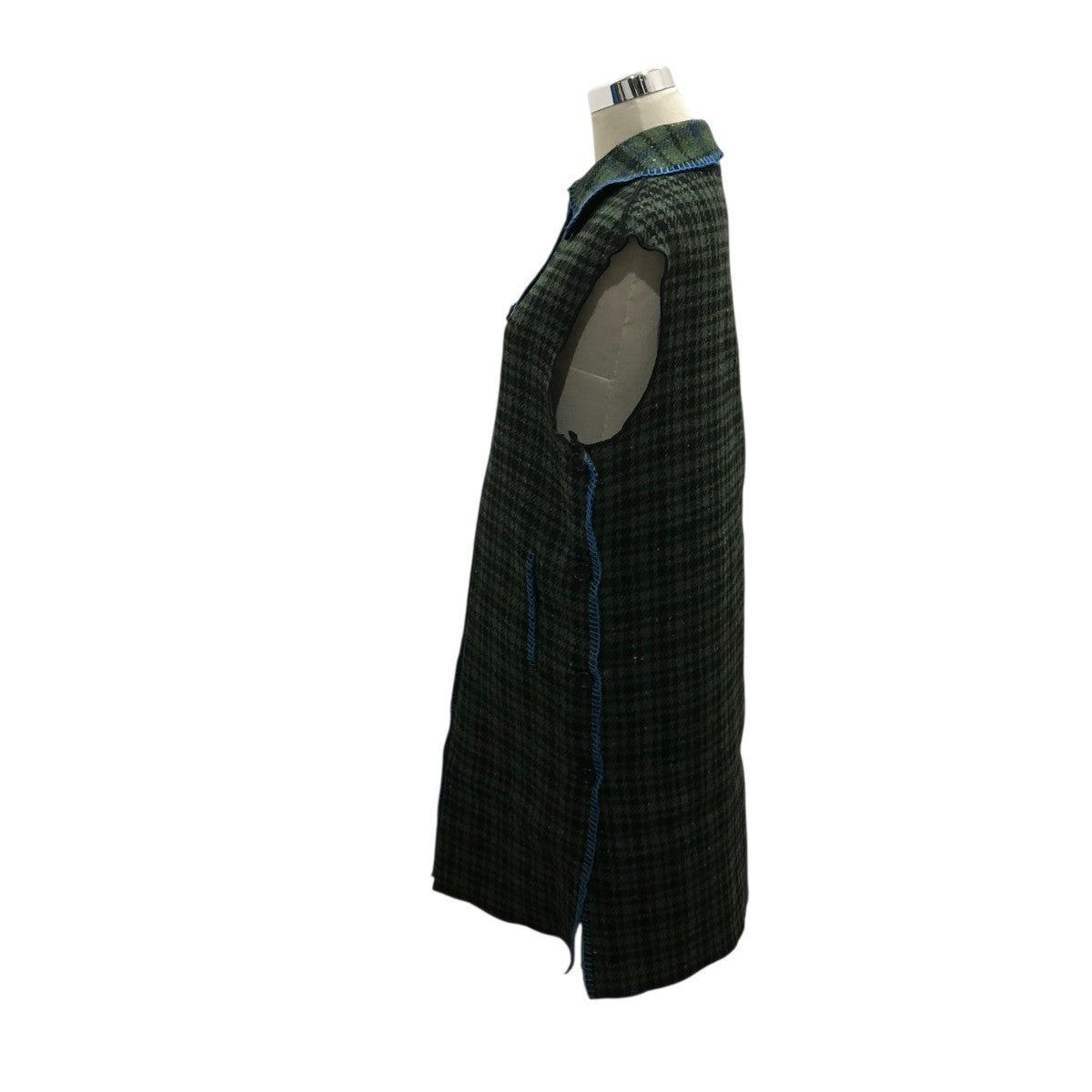 MARNI 22AWチェックノースリーブコートGLMA0050BM 古着・中古-5枚目のアイテム画像