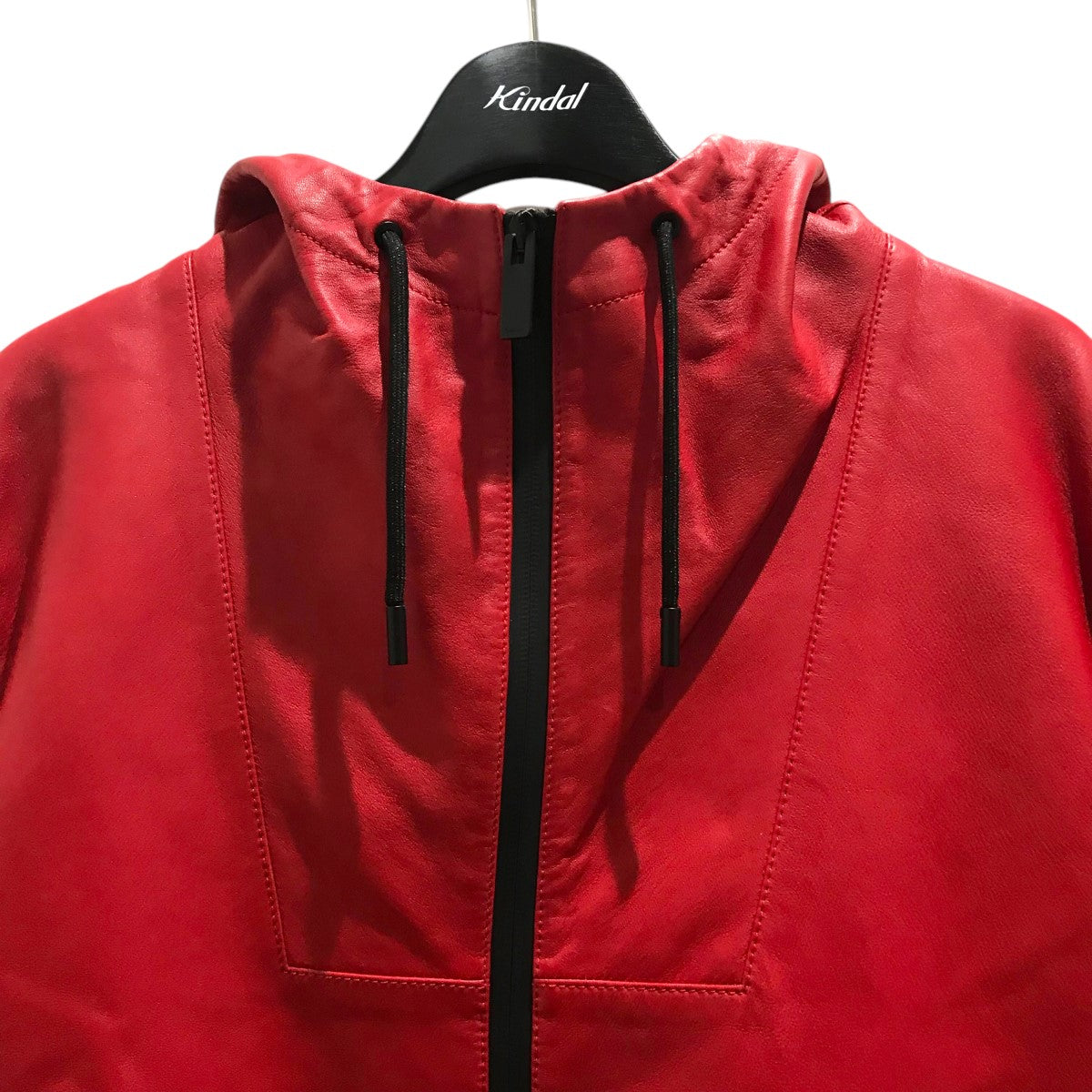 Berluti フーデッドラムレザージャケット 古着・中古-3枚目のアイテム画像