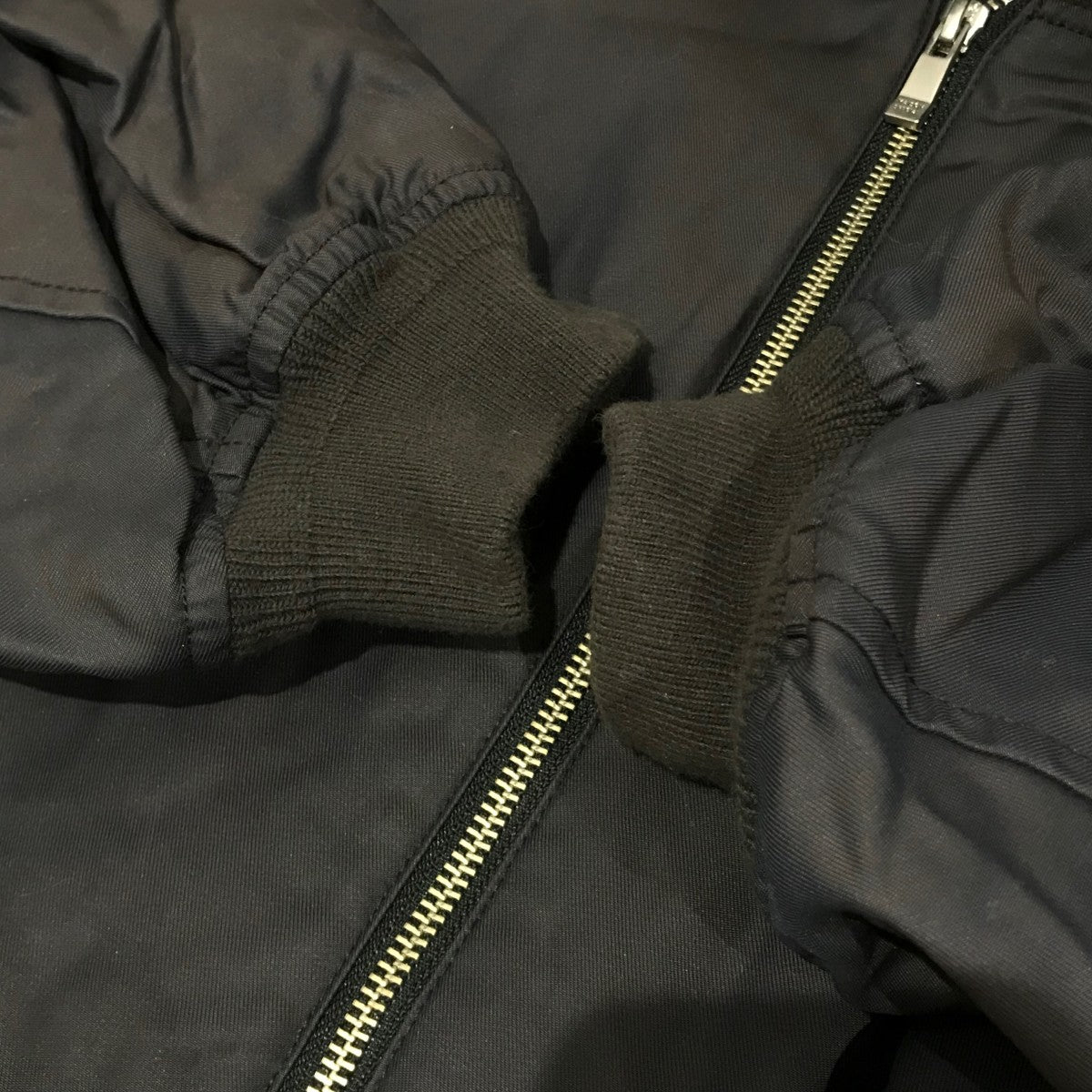 【Lyocell Twill Chambray Prime-Over MA-1 Bomber Jacket】MA-1ジャケット11241211202