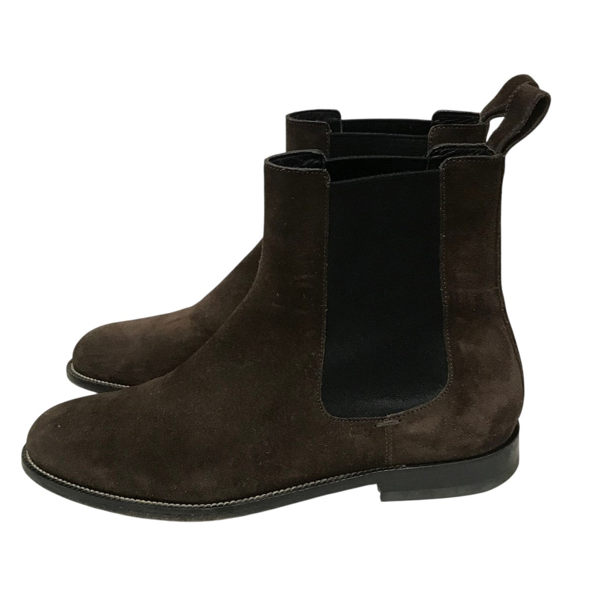 GUCCI(グッチ) スウェードサイドゴアブーツ256346 256346 ブラウン