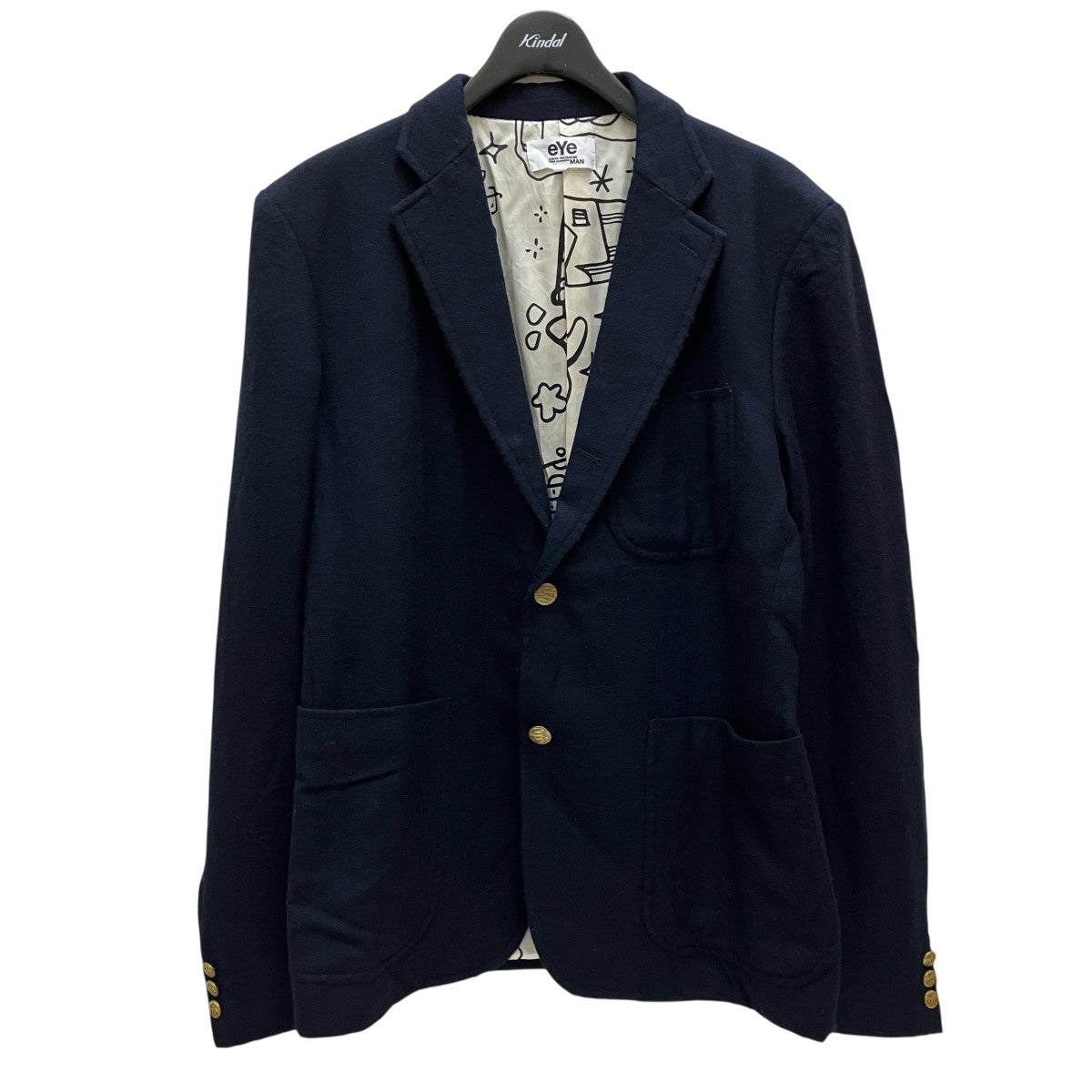 コムデギャルソンコムデギャルソン　燕尾ジャケット USED】BLACK COMME des GARCONS(ブラック コムデギャルソン)燕尾