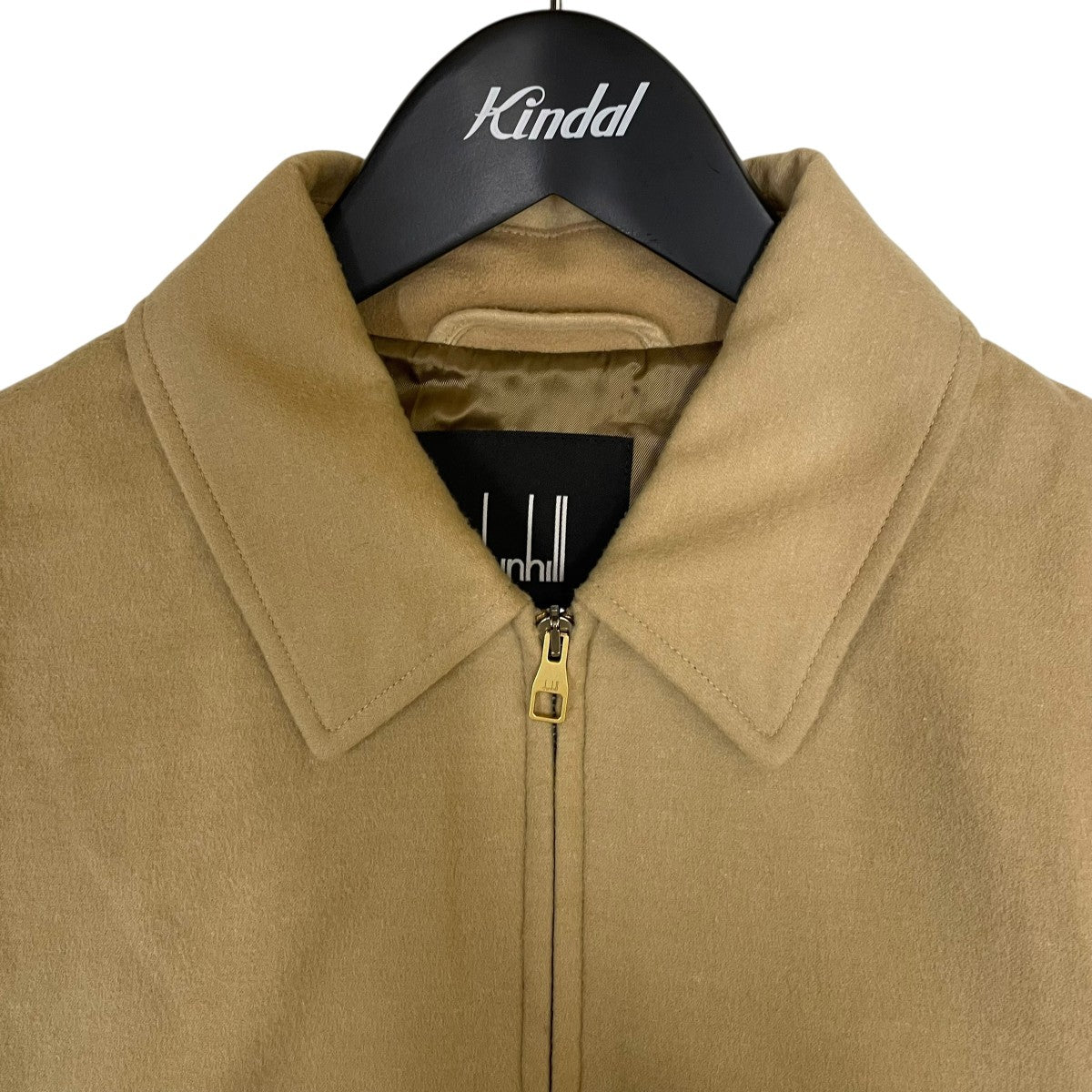 dunhill カシミヤ混ジップジャケット 古着・中古-3枚目のアイテム画像