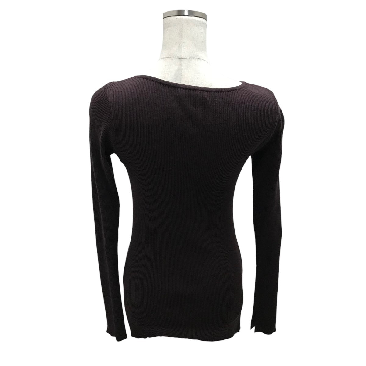 AURALEE ボートネック コットンカシミアロンT AURALEE(オーラリー) HARD TWIST COTTON CASHMERE BOAT NECK L