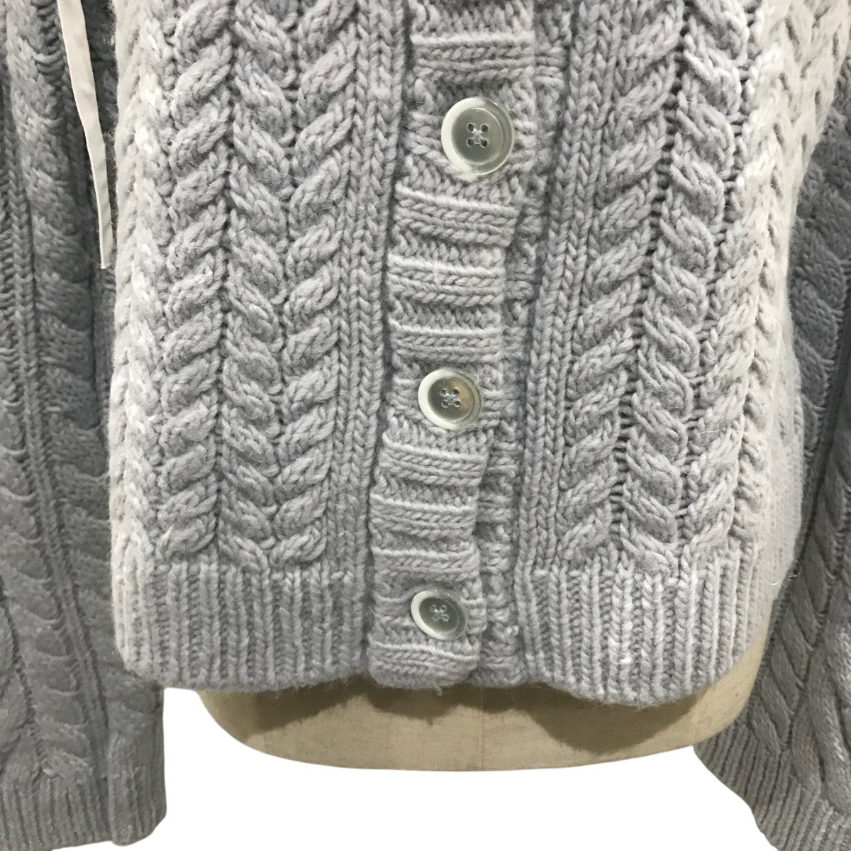 セシリーバンセン　ケーブルニット　付け襟カーディガン　Milo Cardigan Cecilie Bahnsen / セシリーバンセン | MILO CARDIGAN カーディガン