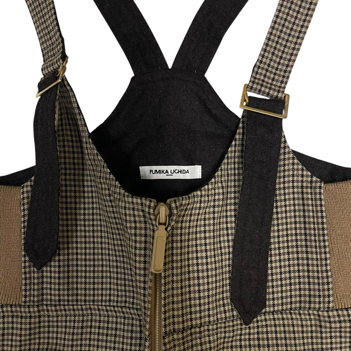 FUMIKA UCHIDA(フミカウチダ) プリーツサロペットパンツFU-S-JS005 FU