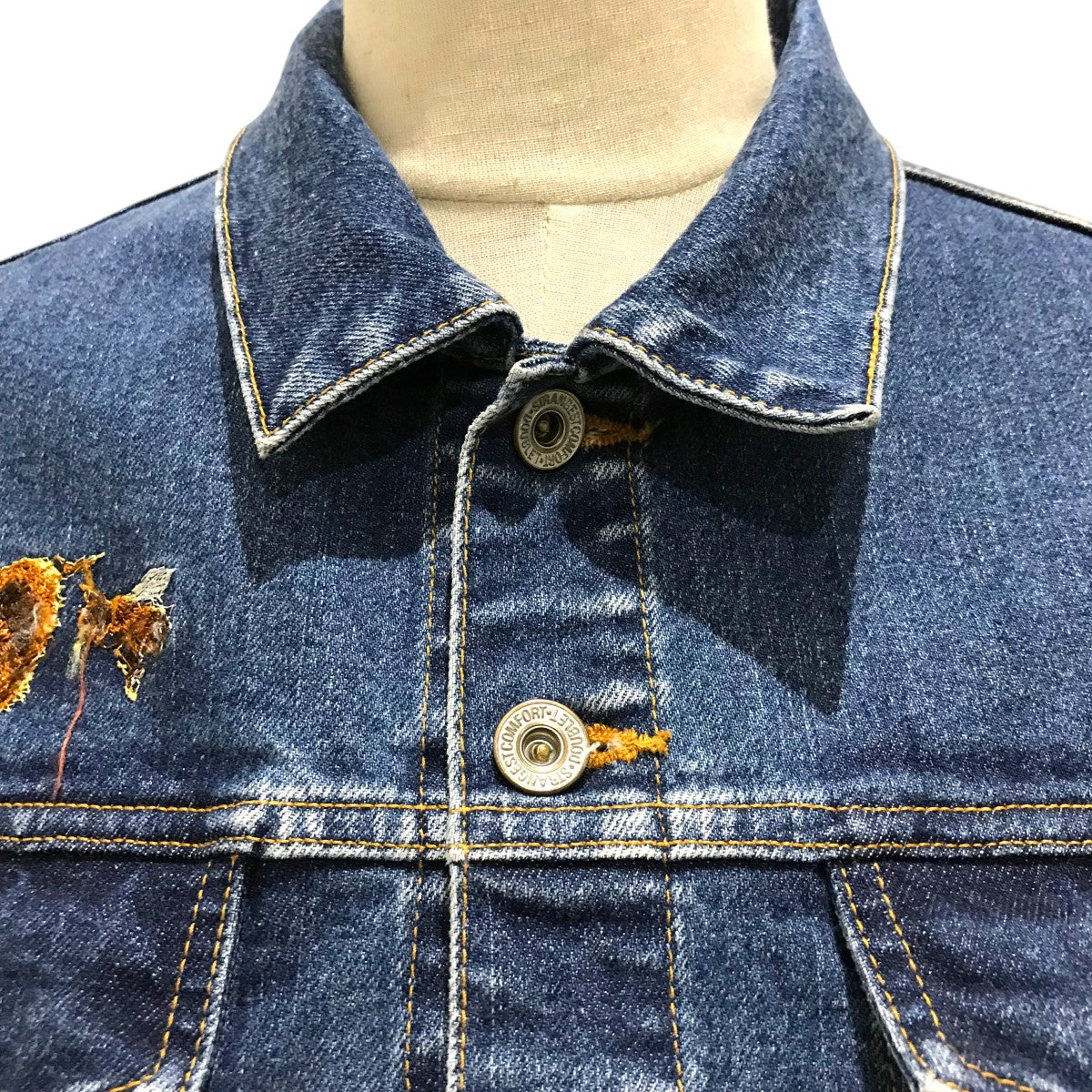 SAMPLE品刺繍デニムジャケット