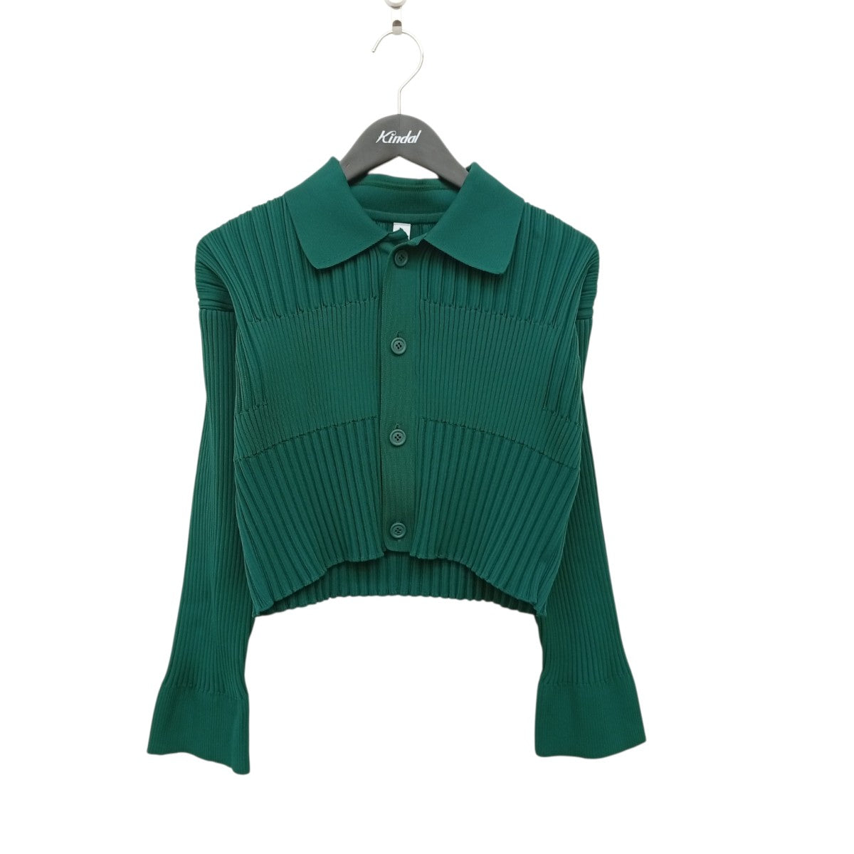 FLUTED CROPPED SHIRT CARDIGANクロップドシャツカーディガンCF006KE186IST