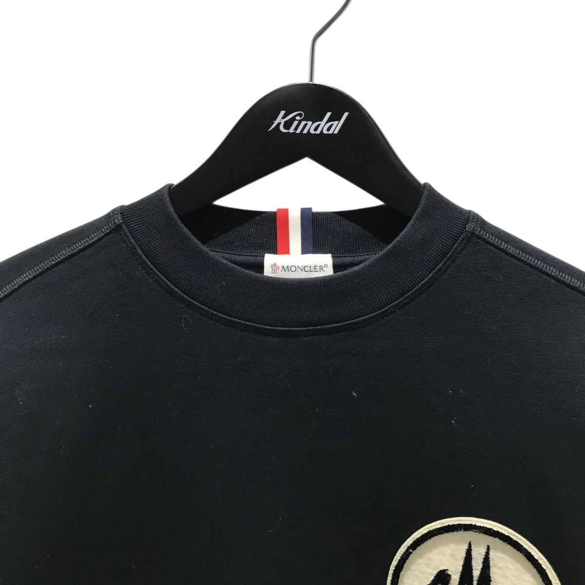 【激レア】MONCLER モンクレールデカロゴワッペントレーナー黒S 激レア】MONCLER モンクレールデカロゴワッペントレーナー黒S MONCLER