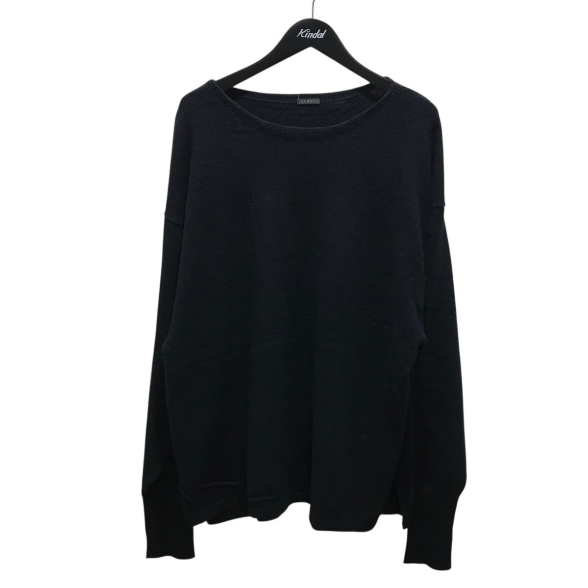 COMOLI カシミヤコモリニット ネイビー フリー COMOLI (コモリ) カシミヤ コモリニット