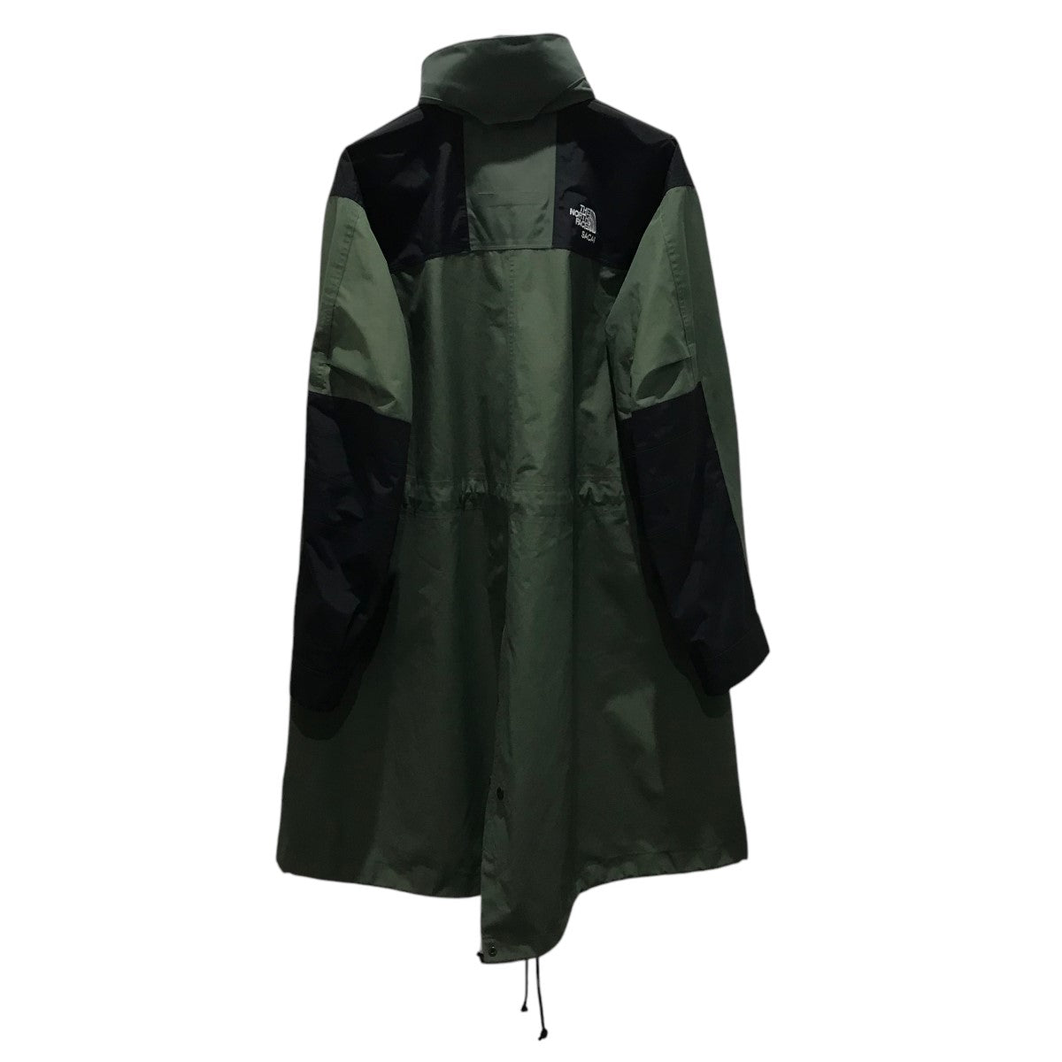 sacai×THE NORTH FACE ナイロンロングフードコート 古着・中古-2枚目のアイテム画像