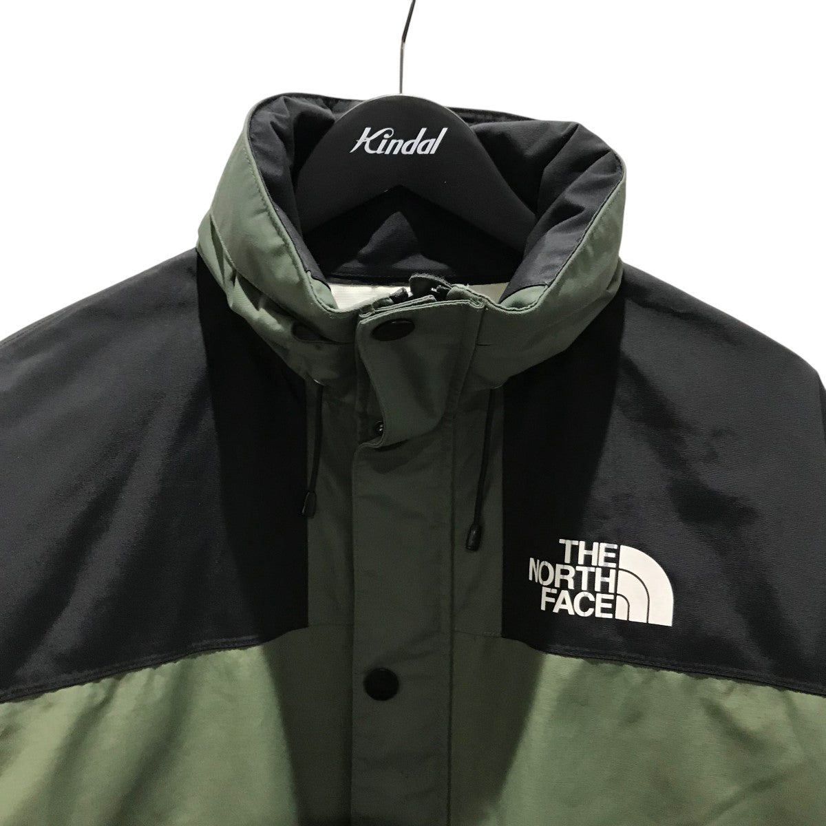 sacai×THE NORTH FACE ナイロンロングフードコート オリーブ サイズ M