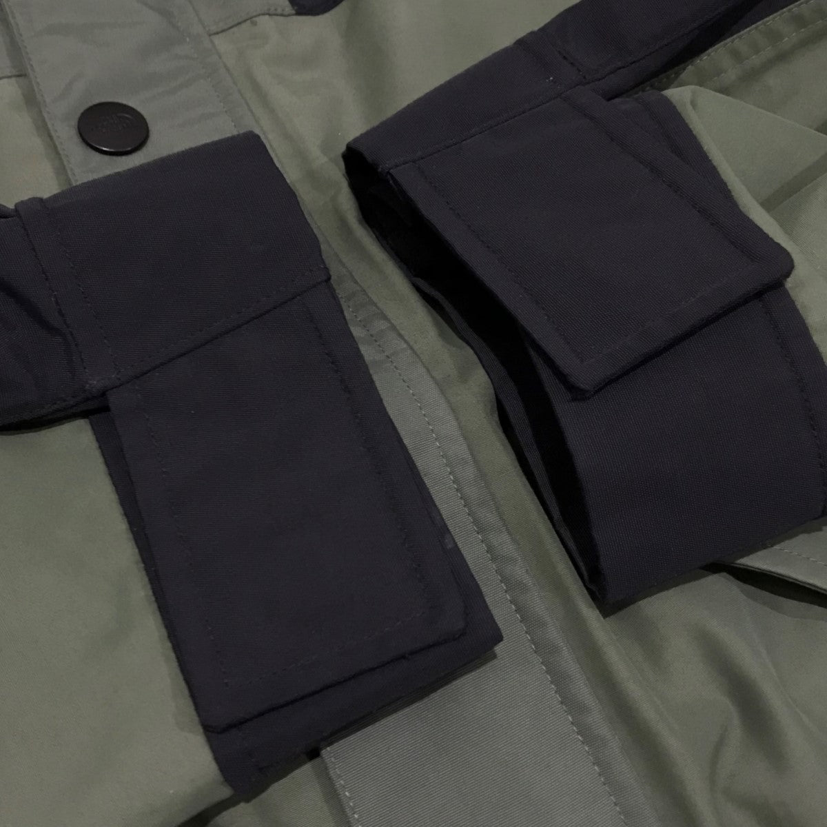 sacai×THE NORTH FACE ナイロンロングフードコート 古着・中古-5枚目のアイテム画像