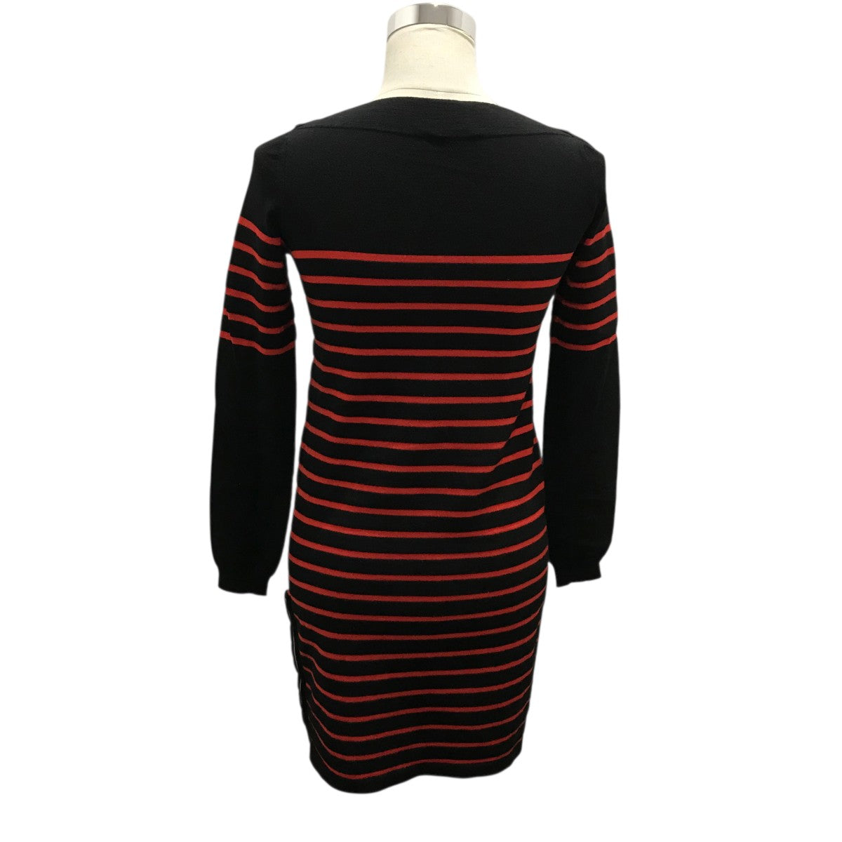 LOUIS VUITTON(ルイヴィトン) 裾ジップボーダーニットワンピースRW132A