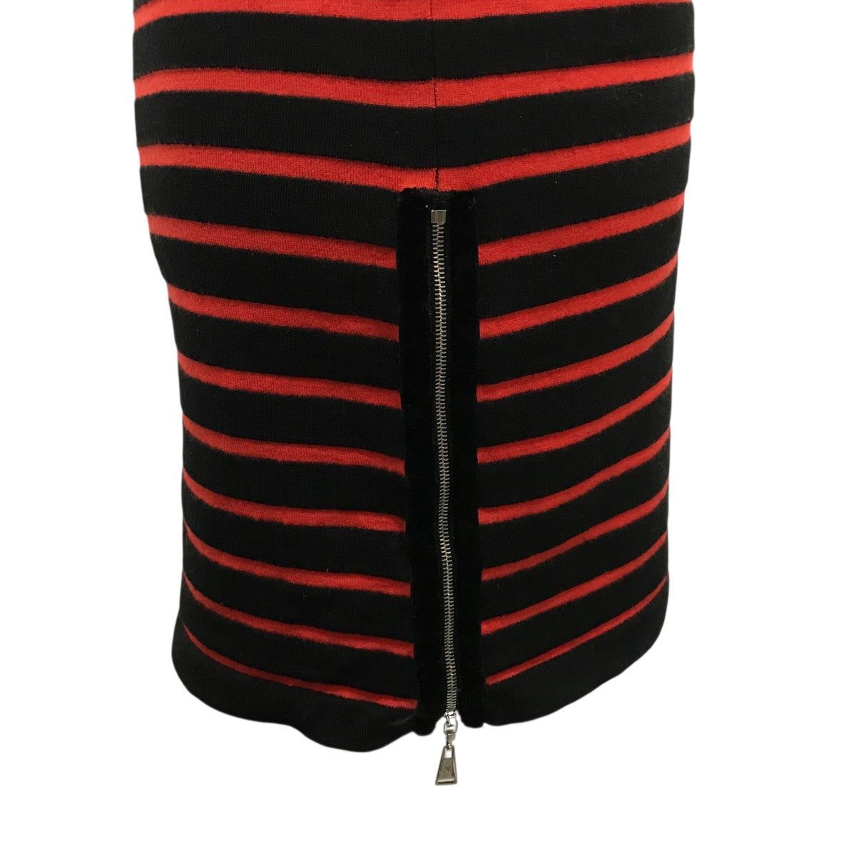 LOUIS VUITTON(ルイヴィトン) 裾ジップボーダーニットワンピース