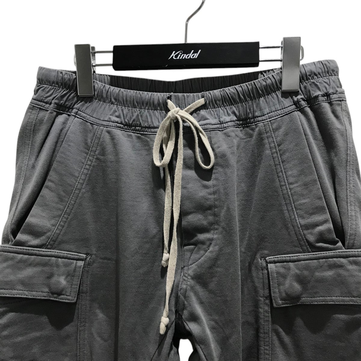 リックオウエンス 正規品 パンツハンガー グレー メンズ ロゴ 非売品 起毛 RICK OWENS(リックオウエンス) カーゴパンツRU19F4396-BA RU19F4396-BA
