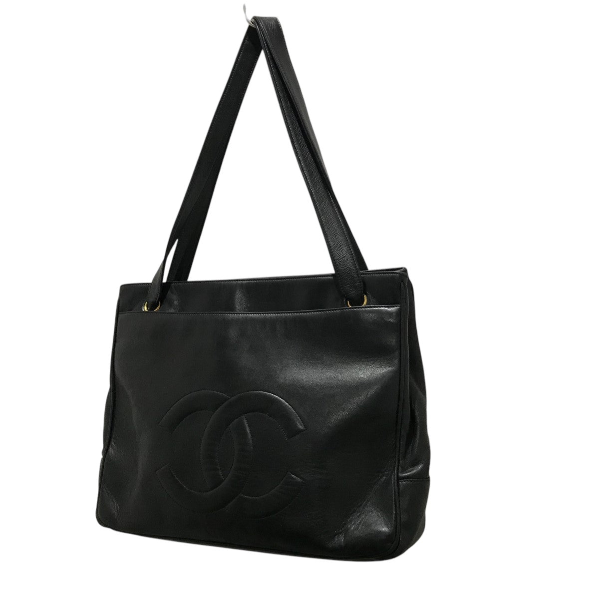 ゴンちゃん 様♡CHANEL キャビアスキン　デカココ　トートバッグ CHANEL(シャネル) デカココラムスキントートバッグ - ブラック