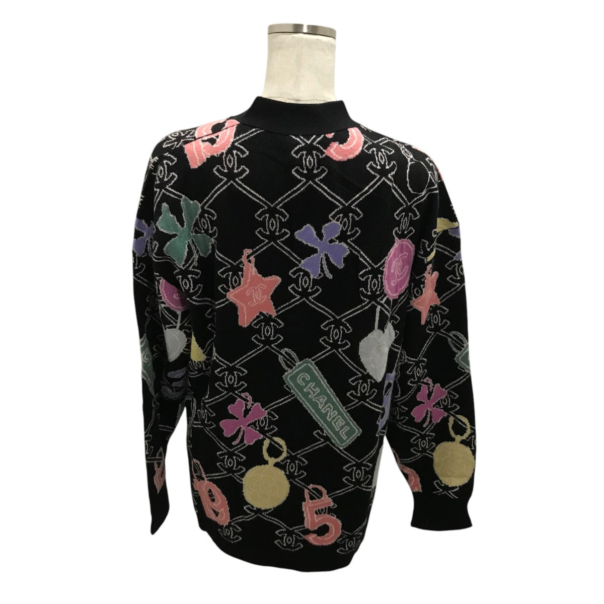 CHANEL(シャネル) ココマーク カギ編み半袖ニットP76924K11083