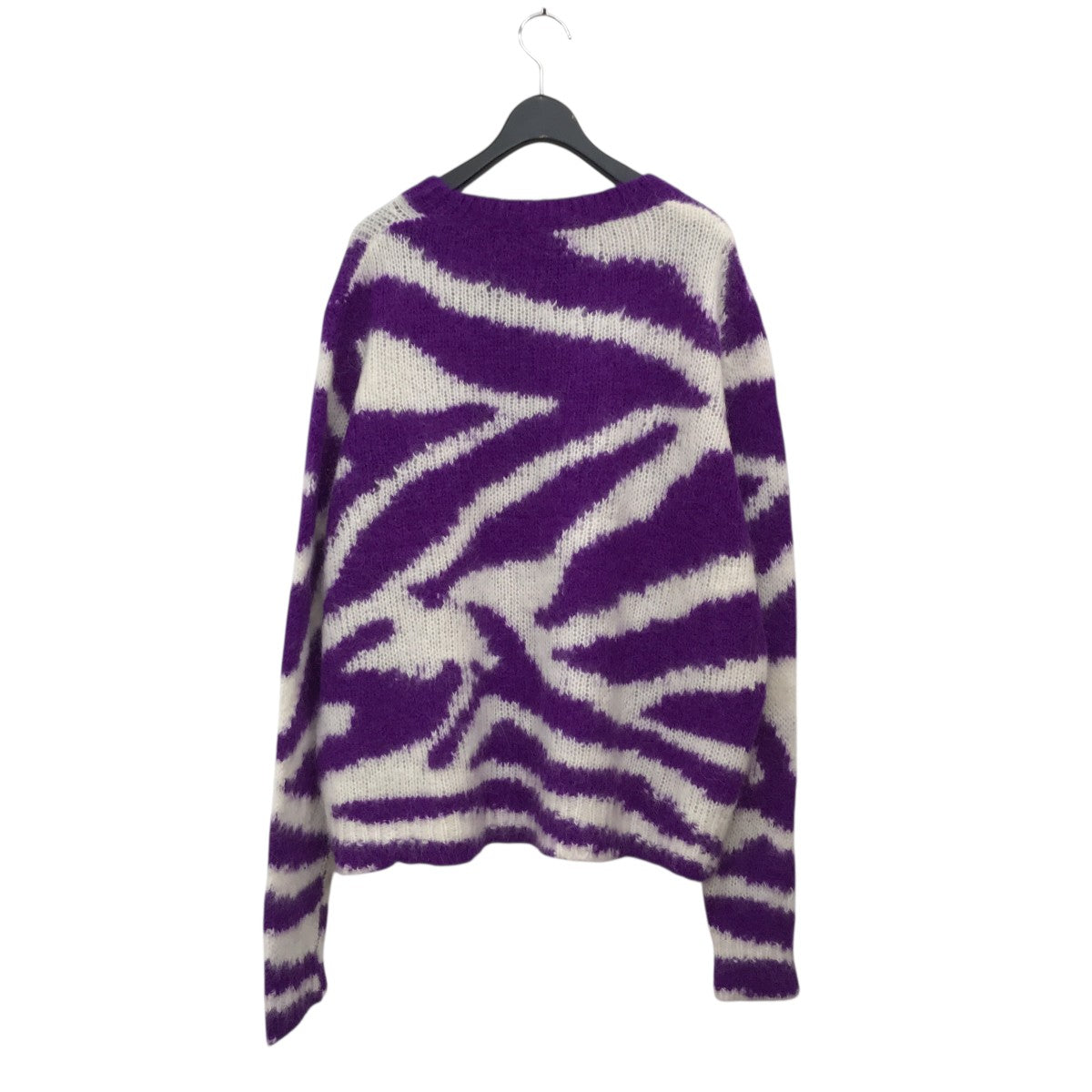 DRIES VAN NOTEN(ドリスヴァンノッテン) ゼブラモヘアニット パープル