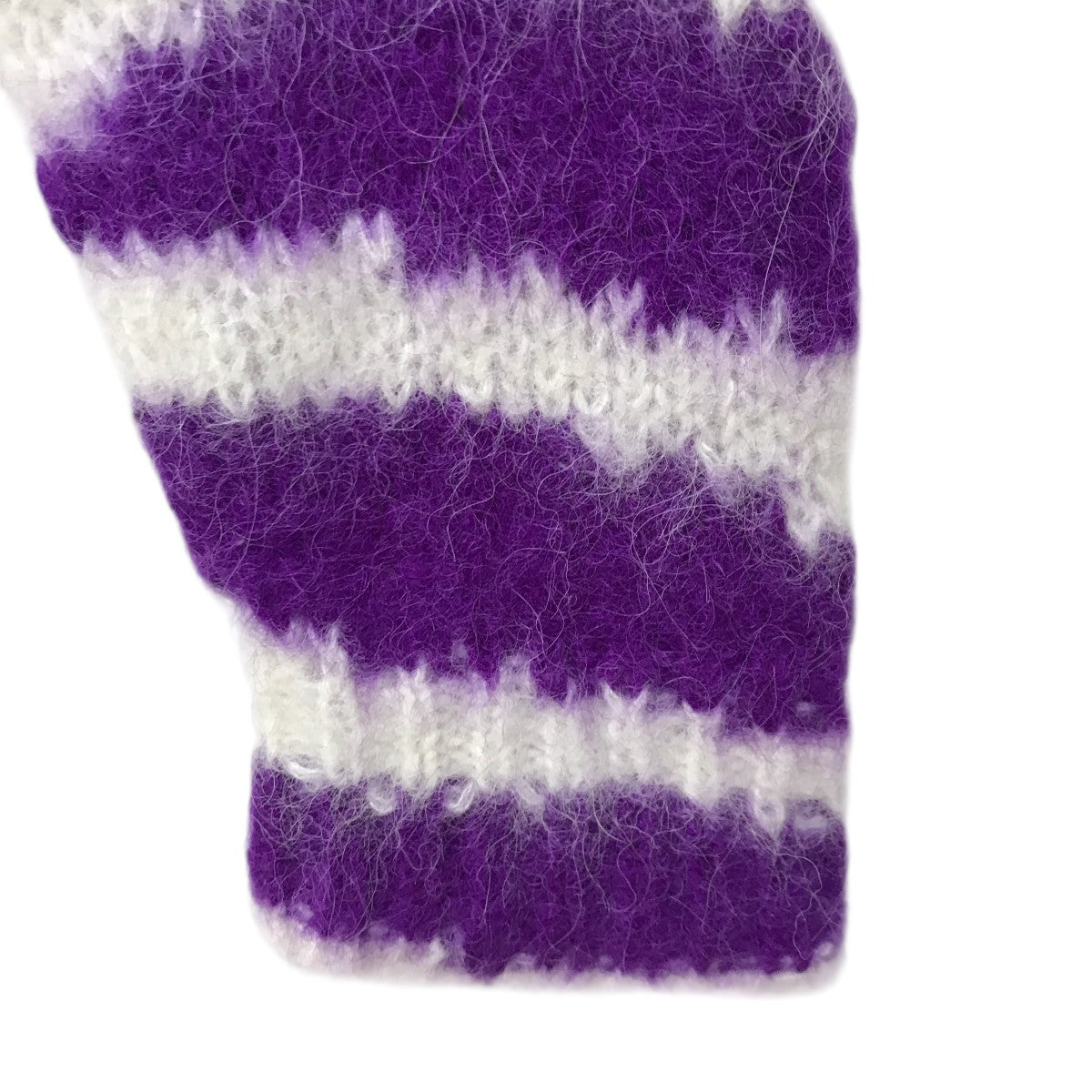 DRIES VAN NOTEN(ドリスヴァンノッテン) ゼブラモヘアニット パープル