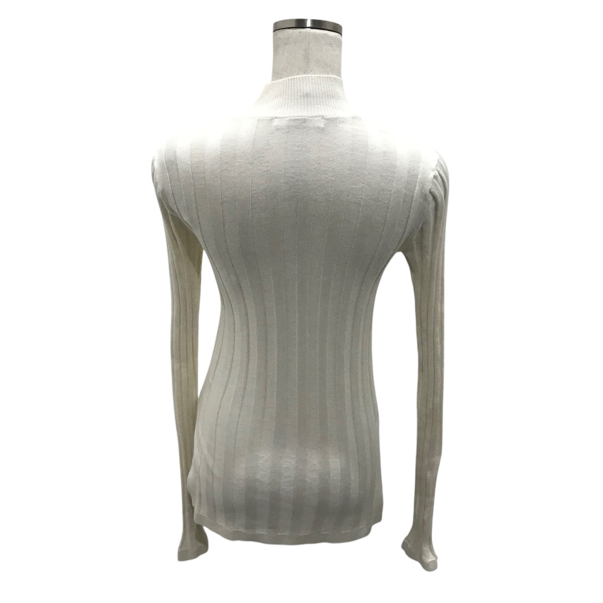 【 COTTON SILK CASHMERE BOTTLENECK TIGHT KNIT】コットンシルクカシミアボトルネックニット23WKN001