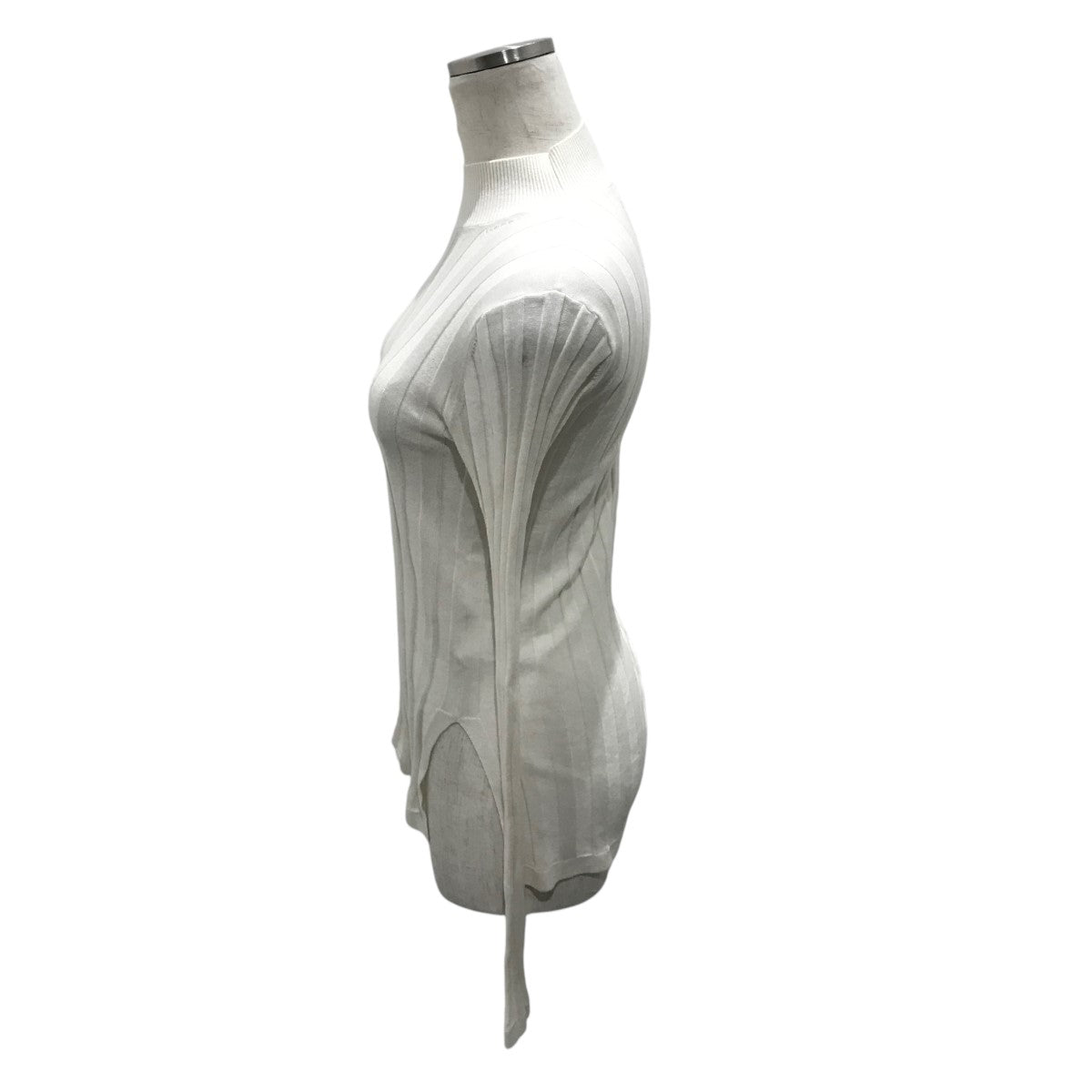 【 COTTON SILK CASHMERE BOTTLENECK TIGHT KNIT】コットンシルクカシミアボトルネックニット23WKN001