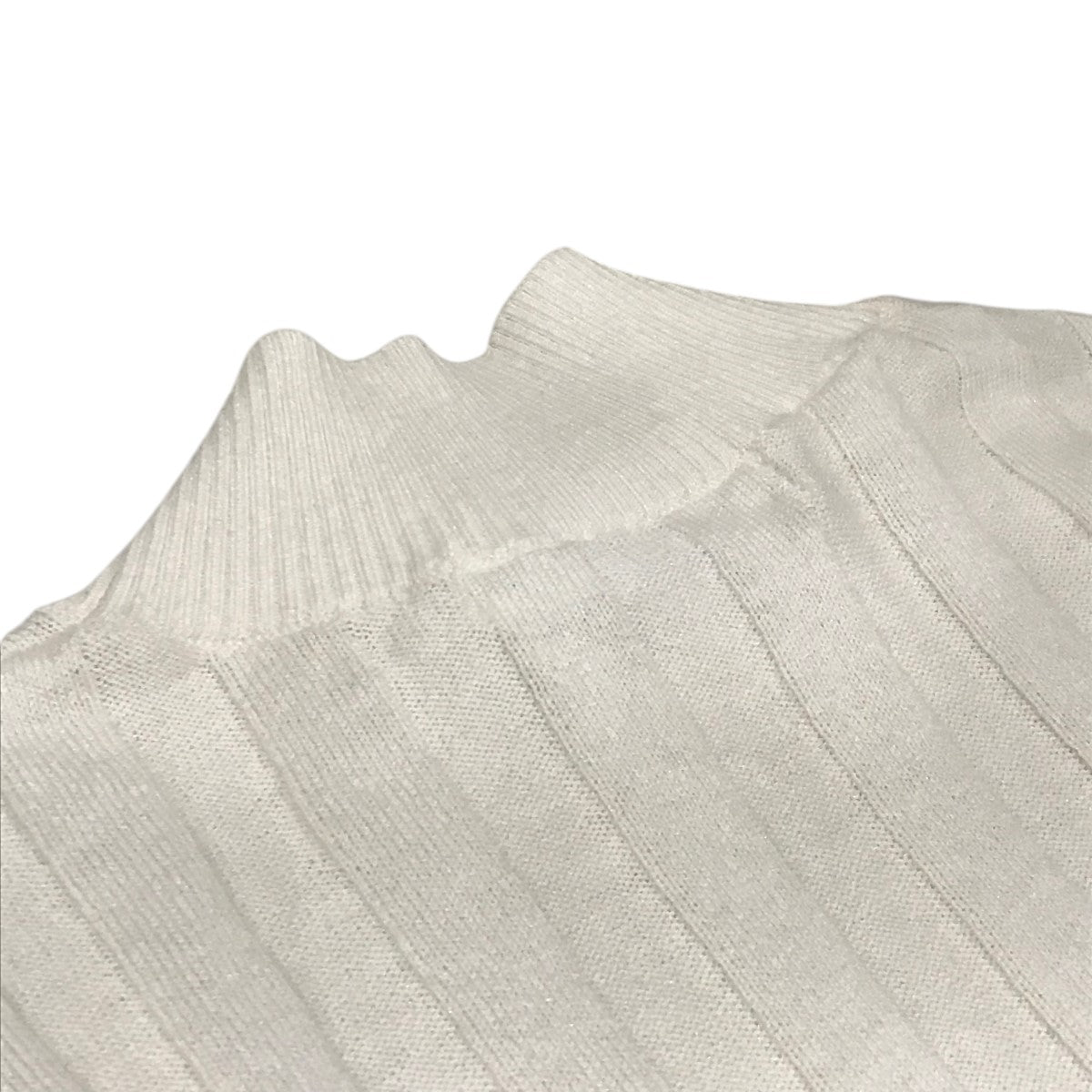 【 COTTON SILK CASHMERE BOTTLENECK TIGHT KNIT】コットンシルクカシミアボトルネックニット23WKN001