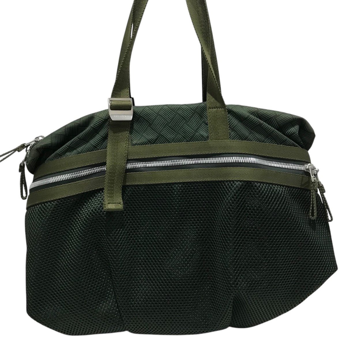 BOTTEGA VENETA ノベルティ グリーン トートバッグ ビッグサイズ BOTTEGA VENETA ノベルティ グリーン トートバッグ ビッグサイズ