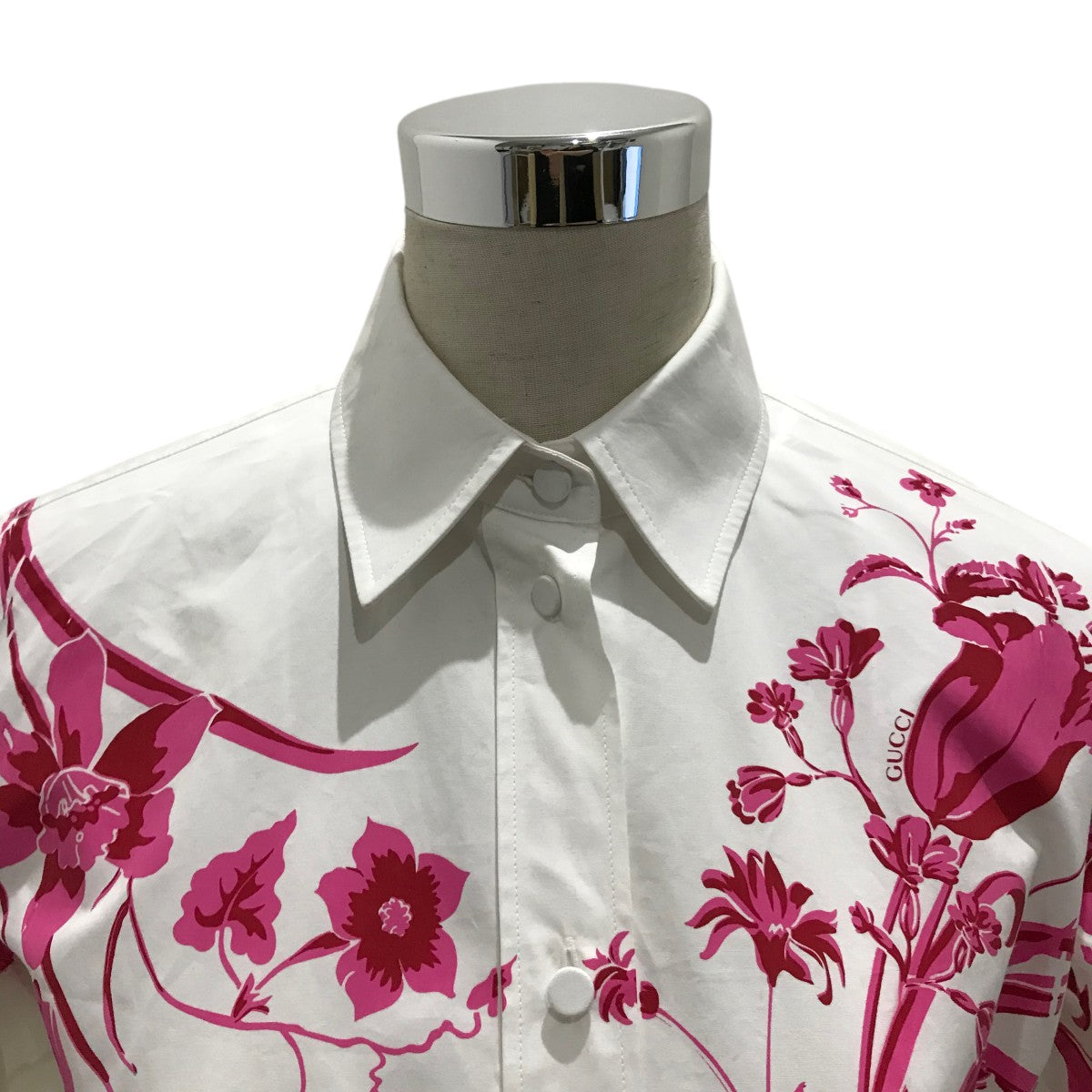 Gucci フローラルボタン×パンサープリントジャケット グッチ GUCCI グッチ 644963 XDBIP 国内正規品 ウォッシュド