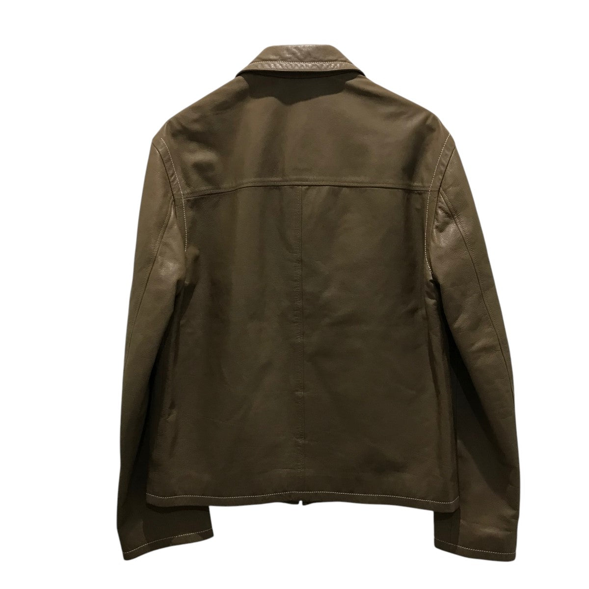 HERMES(エルメス) バッファローレザージャケット ブラウン