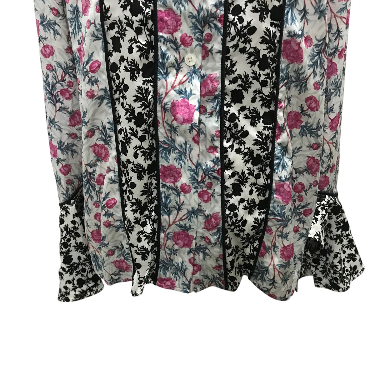 FETICO(フェティコ) 24AW【FLOWER PRINT PANELED SHIRT