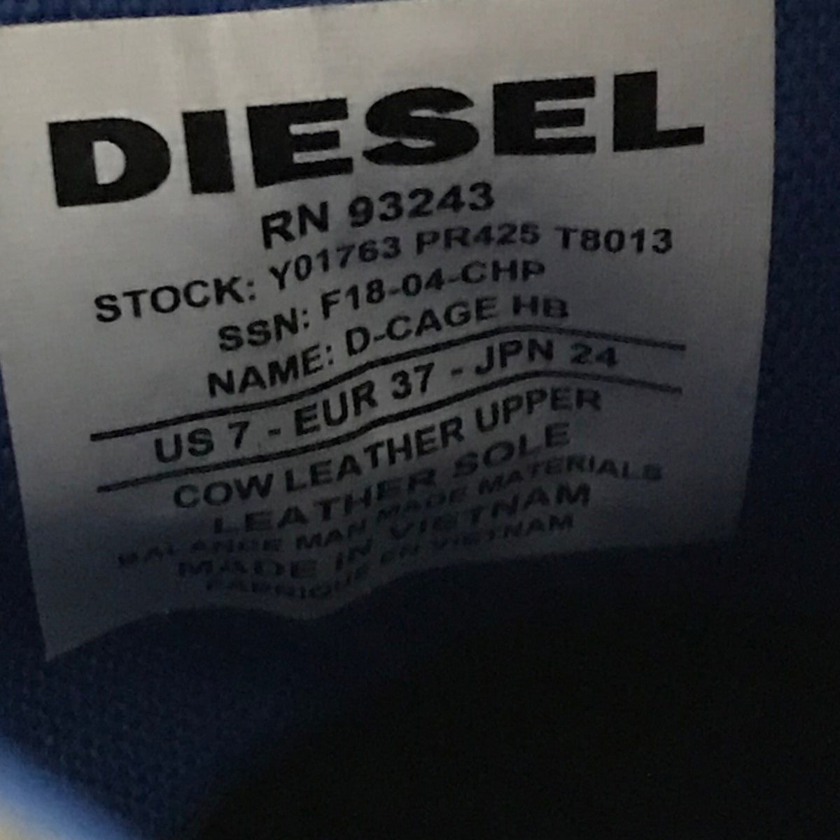 DIESEL厚底ブーツ DIESEL(ディーゼル) 厚底ブーツ ブラック サイズ 24｜【公式