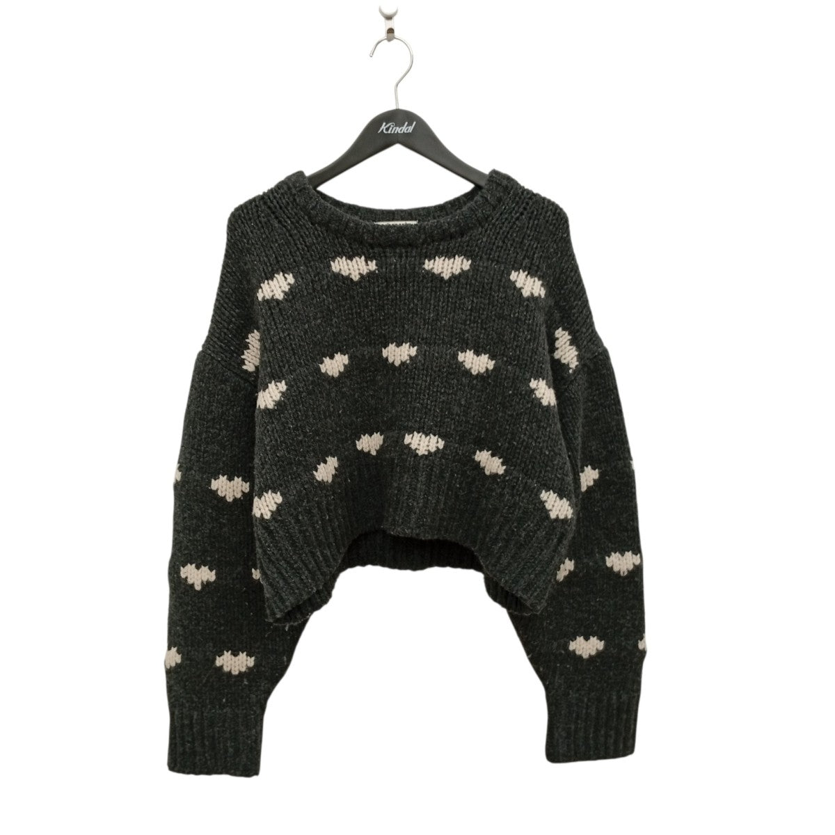 ハート柄ニットNKNIT22AW-009-1
