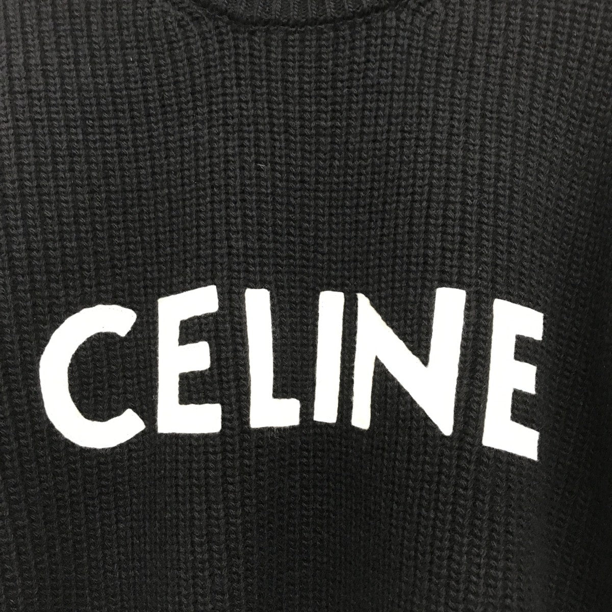 CELINE ブラック ロゴセーター CELINE ブラック ロゴニット XL 楽天市場】CELINE セリーヌ（カラー