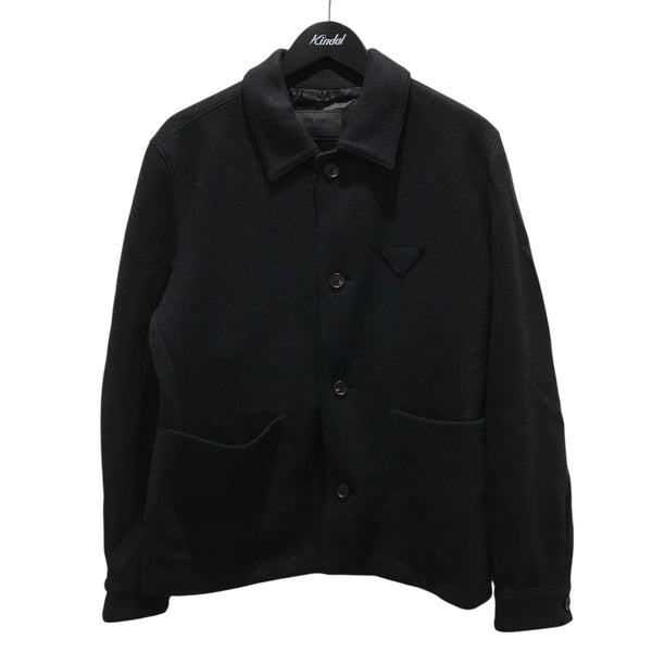 【新品未使用】PRADA ジャケット　ブラック　42 PRADA ブラック ダウンジャケット 42
