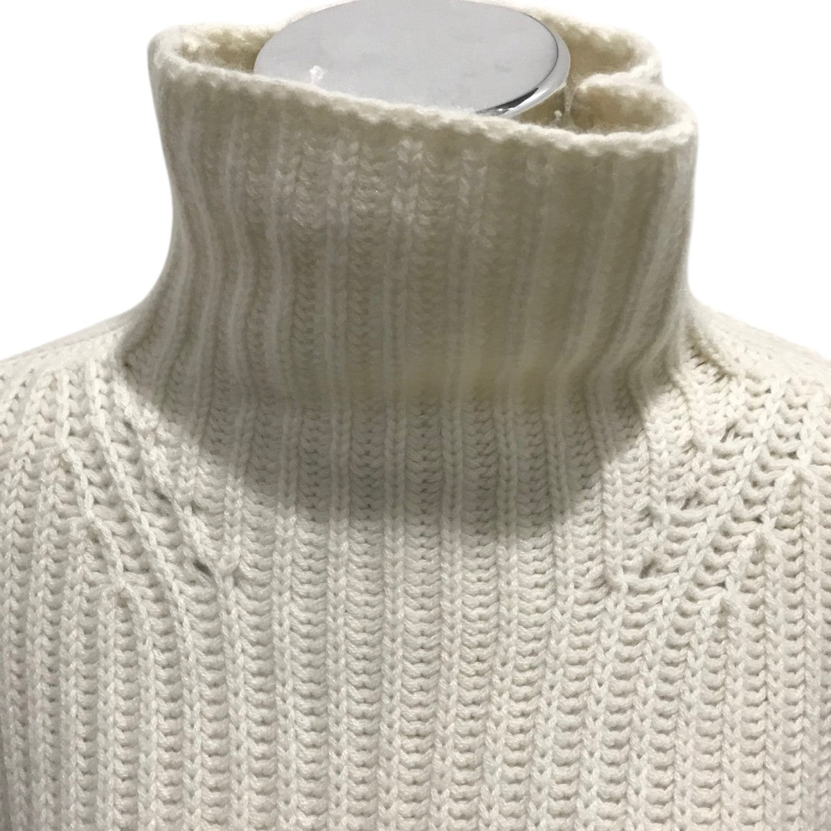 【Cashmere High Neck Border Knit Top】カシミヤハイネックボーダーニットMY22AW-KR011