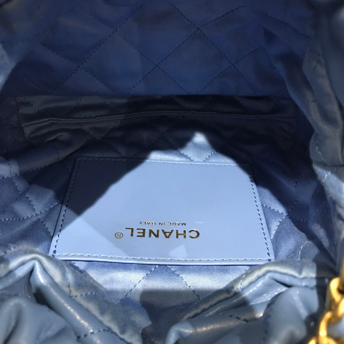 シャネル CHANEL CHANEL 22 ミニ ショルダーバッグ バッグ レザー レディース ブルー系 【中古】 希少カラー】 CHANEL 22 ブルー ミニ ハンドバッグ (CHANEL/ショルダー