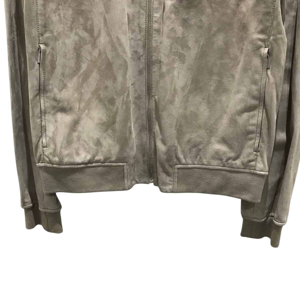 HERMES(エルメス) ゴートレザージャケット エトープ サイズ 46｜【公式