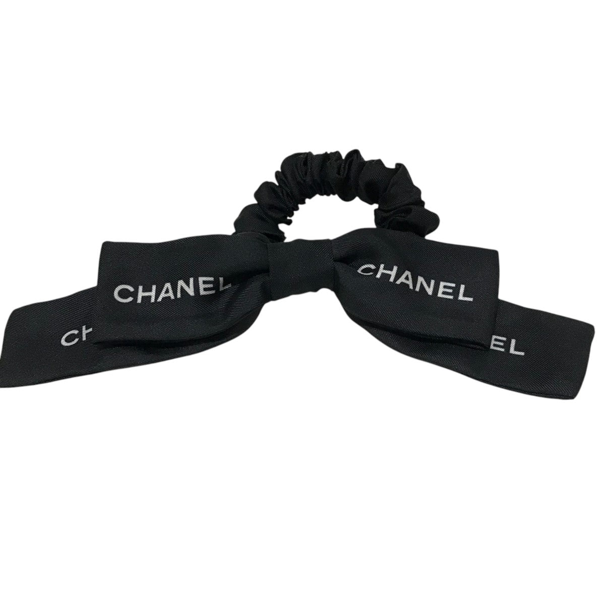 シャネル　ヴィンテージ　リボン　シュシュ　黒 CHANEL(シャネル) 23SSリボンシュシュ ブラック｜【公式