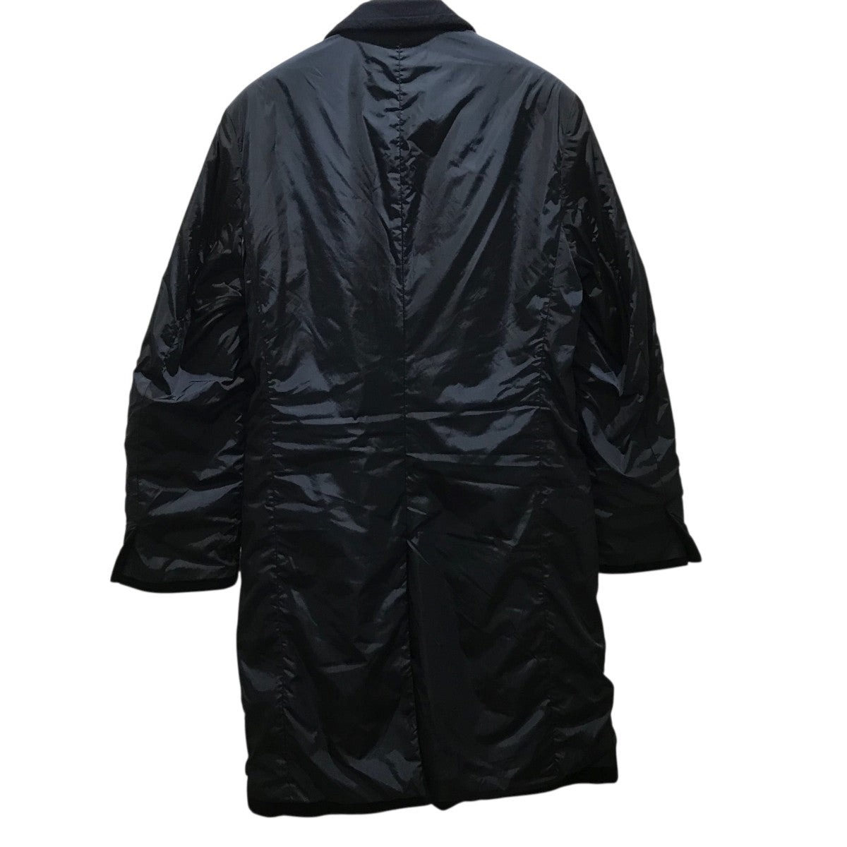 PRADA プラダ（50R）紺/テーラード/ミディアム丈/コットン/コート PRADA プラダ（50R）紺/テーラード/ミディアム丈/コットン/コート