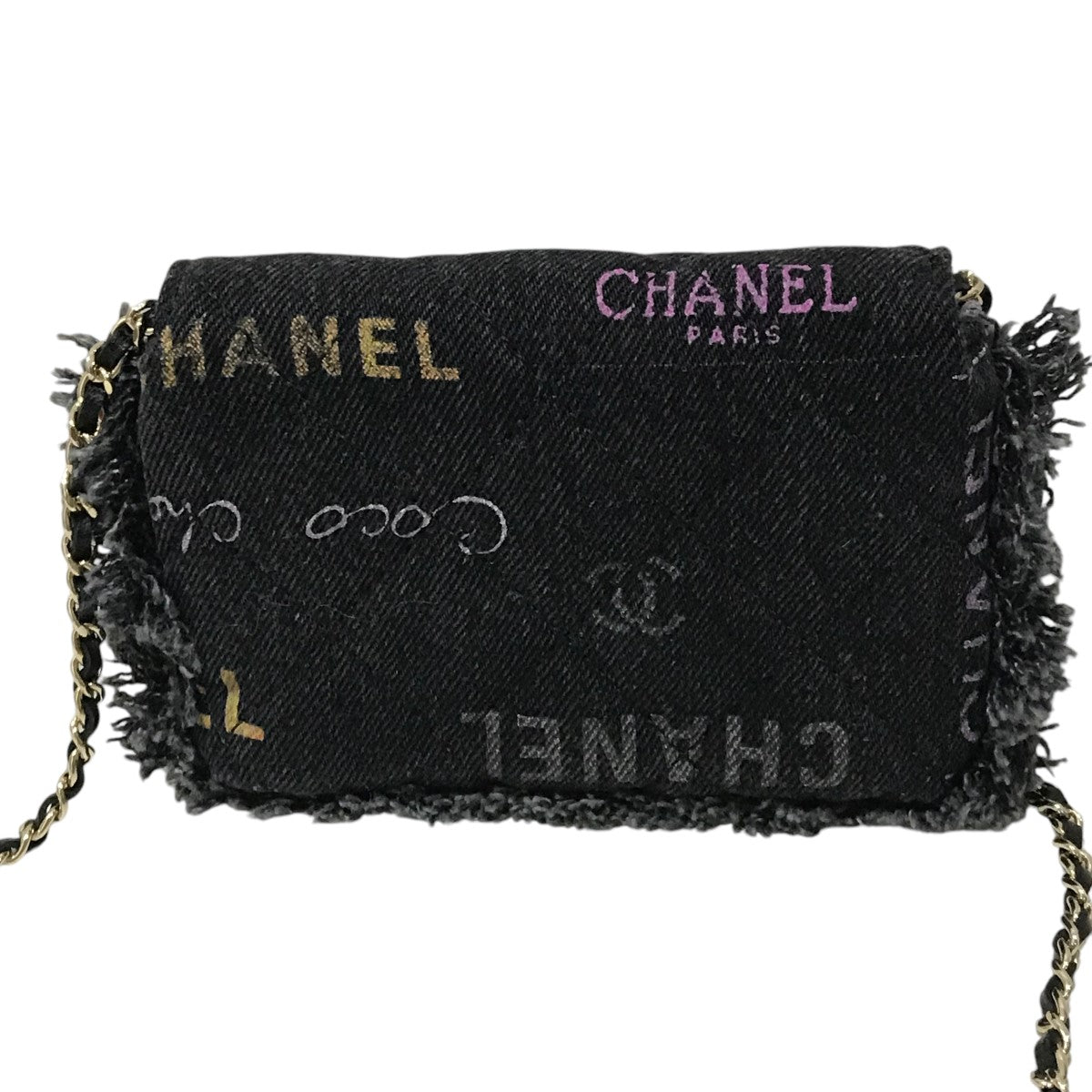 CHANEL(シャネル) 22SSマトラッセデニムショルダーバッグAP2602