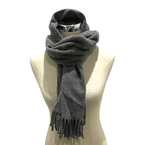 Acne Studios ウール　マフラー ACNE STUDIOS(アクネストゥディオズ) ウールマフラー グレー サイズ