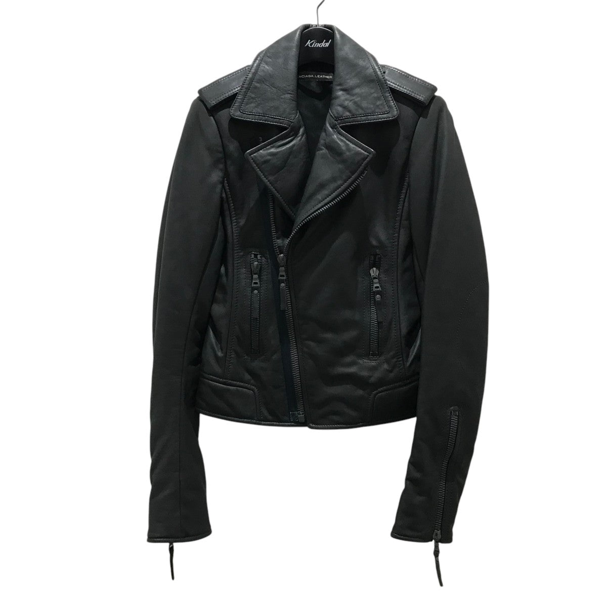BALENCIAGA 07AW ダブル ライダース 36 ラムレザー - メルカリ