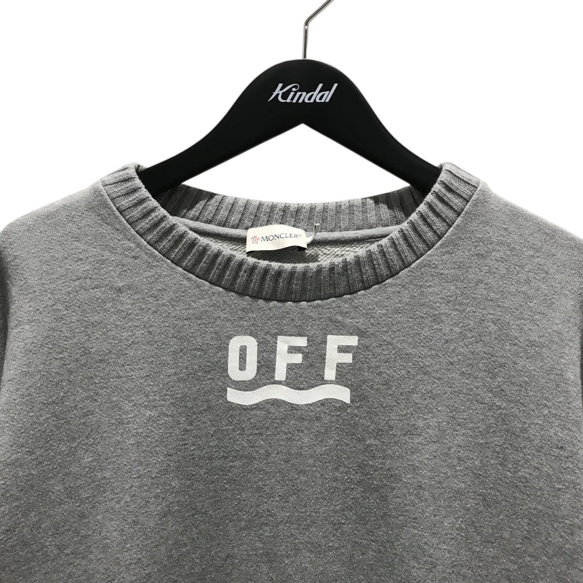 MONCLER×OFFWHITE 【Black Swan Crew Sweat】バックロゴ