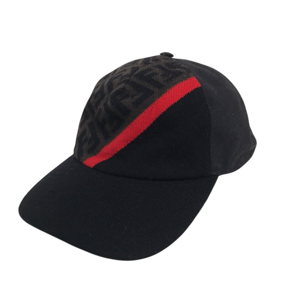 FENDI(フェンディ) ズッカ柄切替キャップFXQ768 FXQ768 ブラック