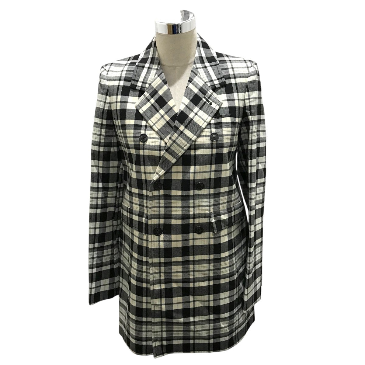 BALENCIAGA(バレンシアガ) ダブルブレストチェックコート528625