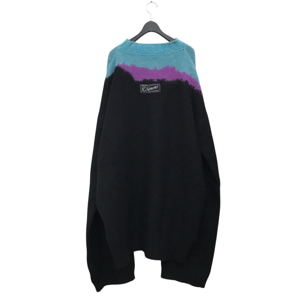 RAF SIMONS / ニット・セーター(薄手)/M/ウール/BLK RAF SIMONS(ラフシモンズ) モヘヤ混ウールニットセーター21282550003